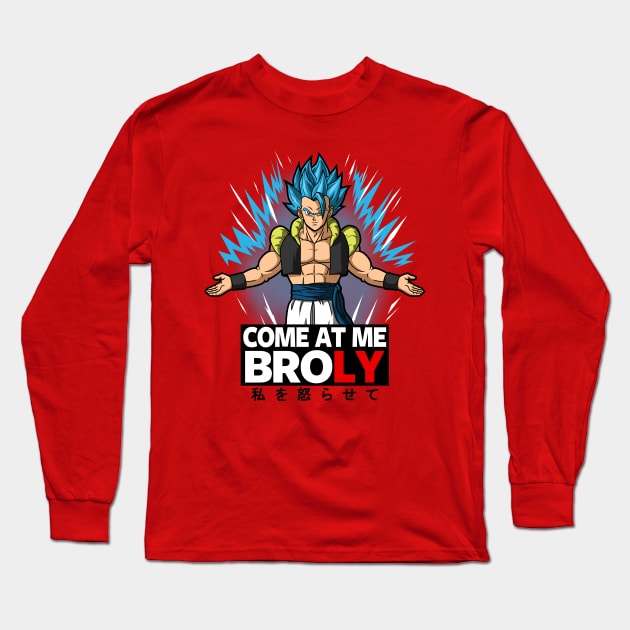 Come At Me Bro Japanese Anime Manga Superhero Otaku Meme Parody Long Sleeve T-Shirt by BoggsNicolas